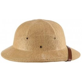 Sun Hats Global Trends Men's Fine Twisted Toyo Pith Helmet - Tan - CV117V4CW2T $32.13