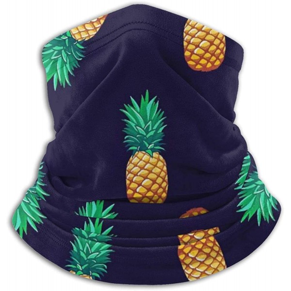 Balaclavas Neck Gaiter Headwear Face Sun Mask Magic Scarf Bandana Balaclava - Pineapple Pattern - CB1979MXYA3 $12.52