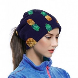 Balaclavas Neck Gaiter Headwear Face Sun Mask Magic Scarf Bandana Balaclava - Pineapple Pattern - CB1979MXYA3 $12.52