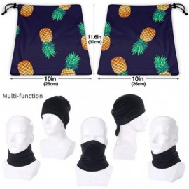 Balaclavas Neck Gaiter Headwear Face Sun Mask Magic Scarf Bandana Balaclava - Pineapple Pattern - CB1979MXYA3 $12.52