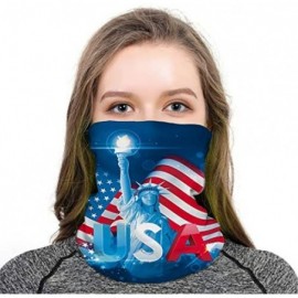 Balaclavas Stripes USA Flag Print Balaclava and Cool Skull Stars for Men Women Dust Wind Mask Neck Gaiter - Cy-wftj-50 - CZ19...