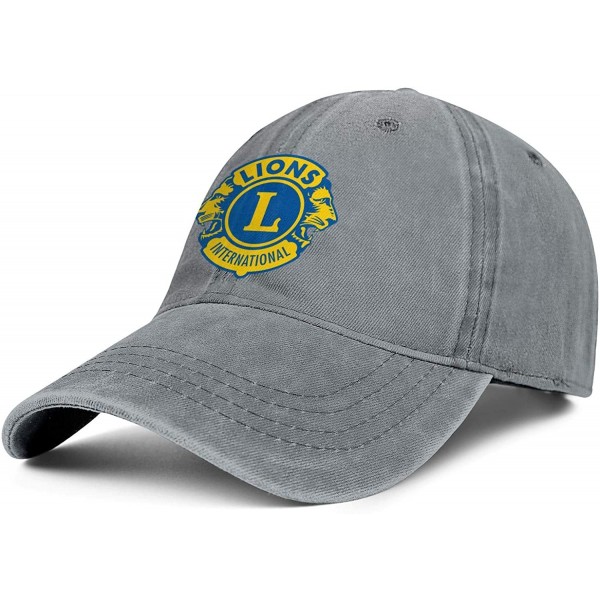 Baseball Caps Lions Clubs International Jeans Baseball Cap Outdoor Hat Dad Mens Ball Cap - Lions Clubs International-1 - CR18...