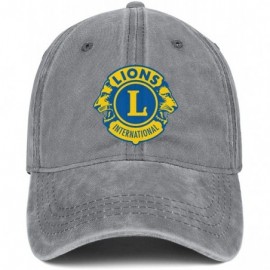 Baseball Caps Lions Clubs International Jeans Baseball Cap Outdoor Hat Dad Mens Ball Cap - Lions Clubs International-1 - CR18...