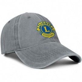 Baseball Caps Lions Clubs International Jeans Baseball Cap Outdoor Hat Dad Mens Ball Cap - Lions Clubs International-1 - CR18...