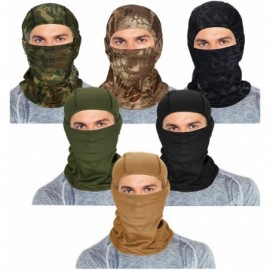 Balaclavas 6 Pieces Balaclava Ski Mask Winter Full Face Mask Motorcycle Windproof Mask (Style Set 4) - C518A4TK9K3 $20.58