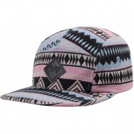 Baseball Caps Pattern Multi Color Stripe 5 Panel Hat - Salty Aztec Pink Blue - C718I3L5T30 $15.59